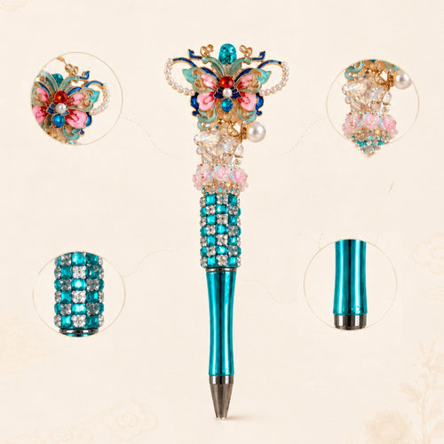 Chinese Style Spring Butterfly Handmade Pen