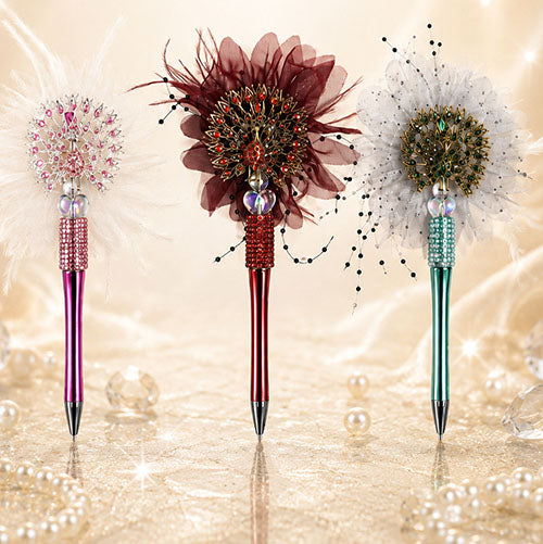 Sheer Veil Peacock Handmade Pen