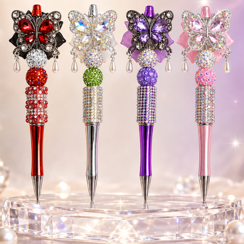 Handmade Double-Sided Rhinestone Pen