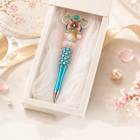 Chinese Style Spring Butterfly Handmade Pen