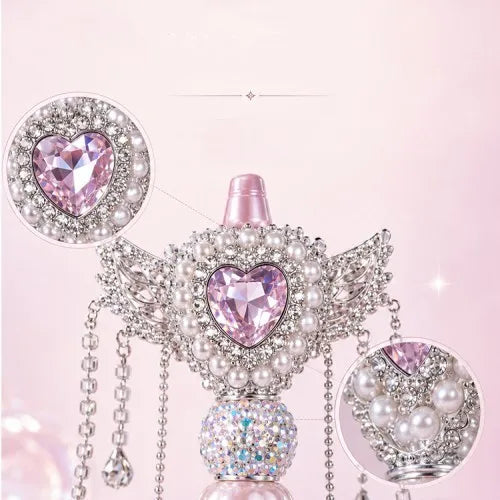 Dreamy Heart Wing Fairy Ballpoint Pen – Pearl & Rhinestone Magic Wand Pen, Gift for Her
