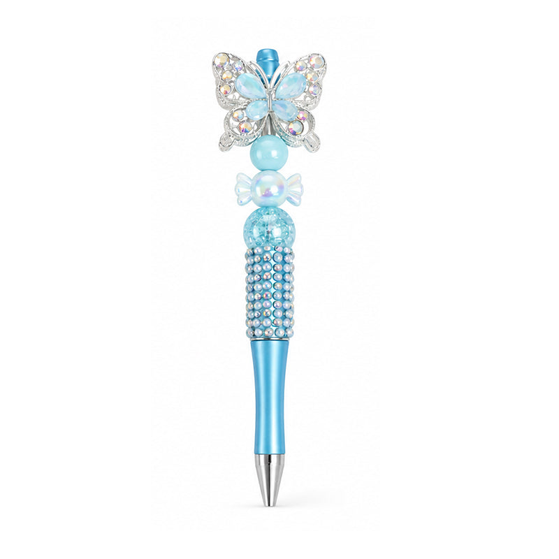 Handmade Crystal Butterfly Beaded Pen